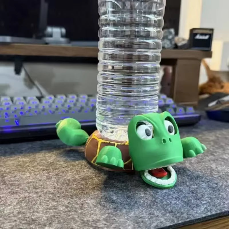 Funny Frightened Turtle Coaster Table Ornaments Kettle Mat Tea Coaster Desktop Decoration Figurines Crafts Stress Relieve Modle