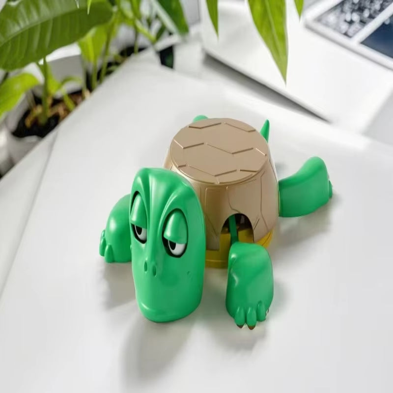 Funny Frightened Turtle Coaster Table Ornaments Kettle Mat Tea Coaster Desktop Decoration Figurines Crafts Stress Relieve Modle