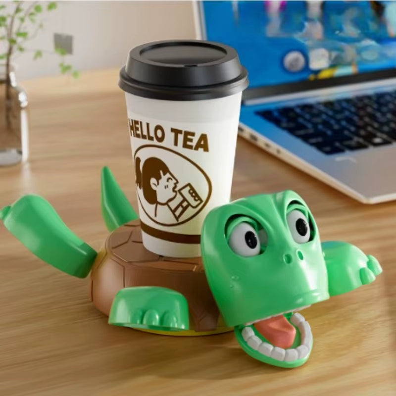Funny Frightened Turtle Coaster Table Ornaments Kettle Mat Tea Coaster Desktop Decoration Figurines Crafts Stress Relieve Modle
